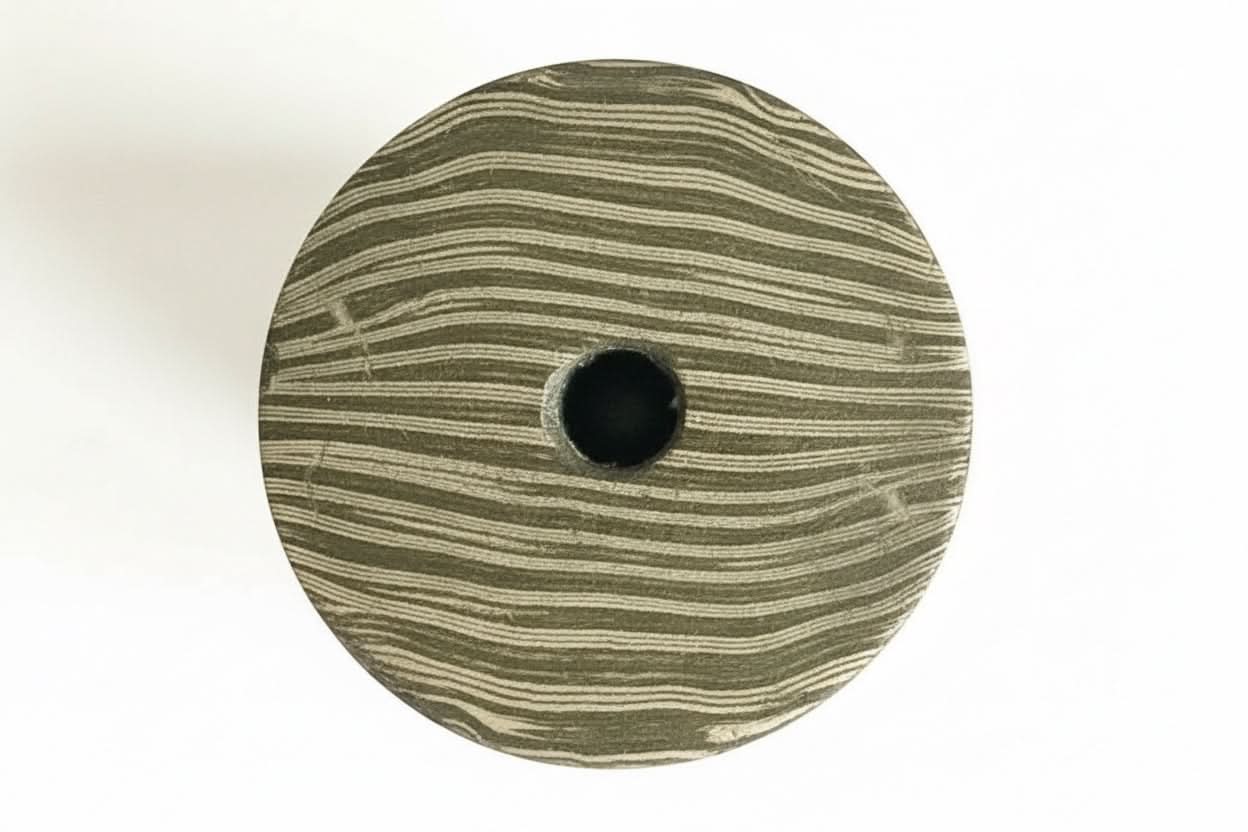 10.5 Inch Twisted Damascus Steel Round Bar 30 mm Billet for Ring and Guard Making