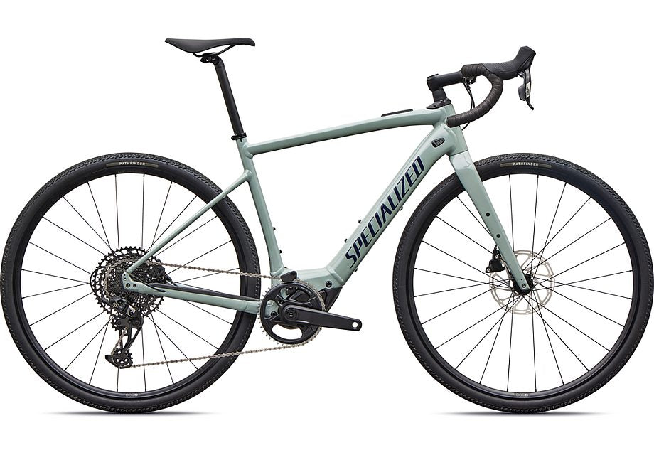 2027 Specialized Creo Sl E5 Comp Bike Gloss Agave Grey / Deep Marine Metallic 54