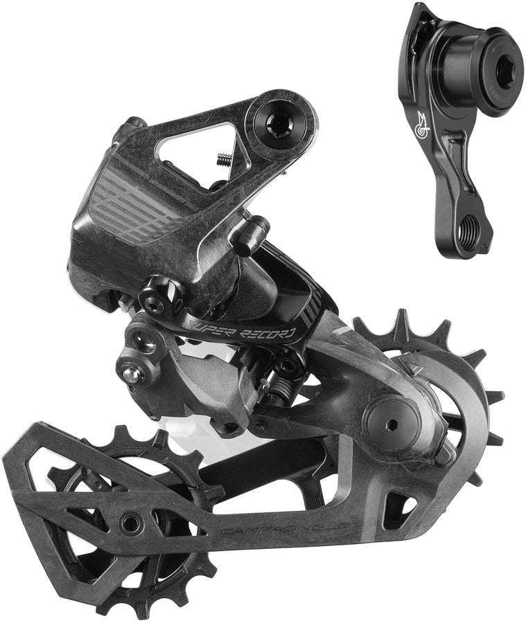 Campagnolo Super Record 13 WRL All Road Rear Derailleur - 13-Speed Wireless  Medium Cage Direct Mount UDH w/o Battery Clutched BLK