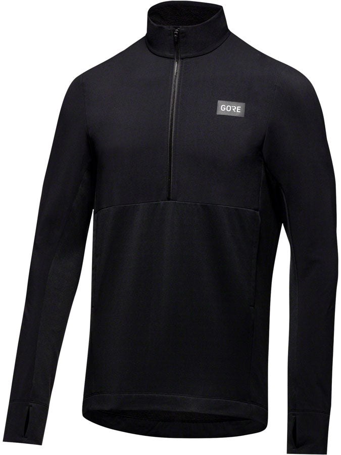 Gorewear Trail KPR Hybrid 1/2-Zip Jersey - Black Men's X-Large