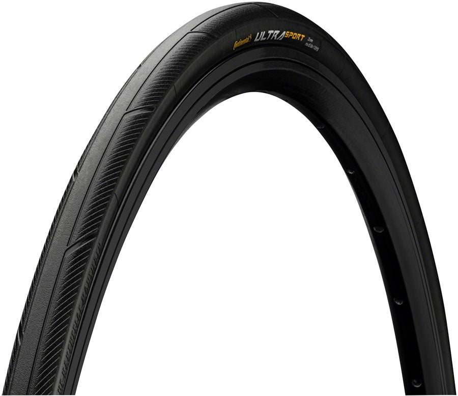 Continental Ultra Sport III Tire - 27 x 1-1/4 Clincher Wire BLK PureGrip Performance E25