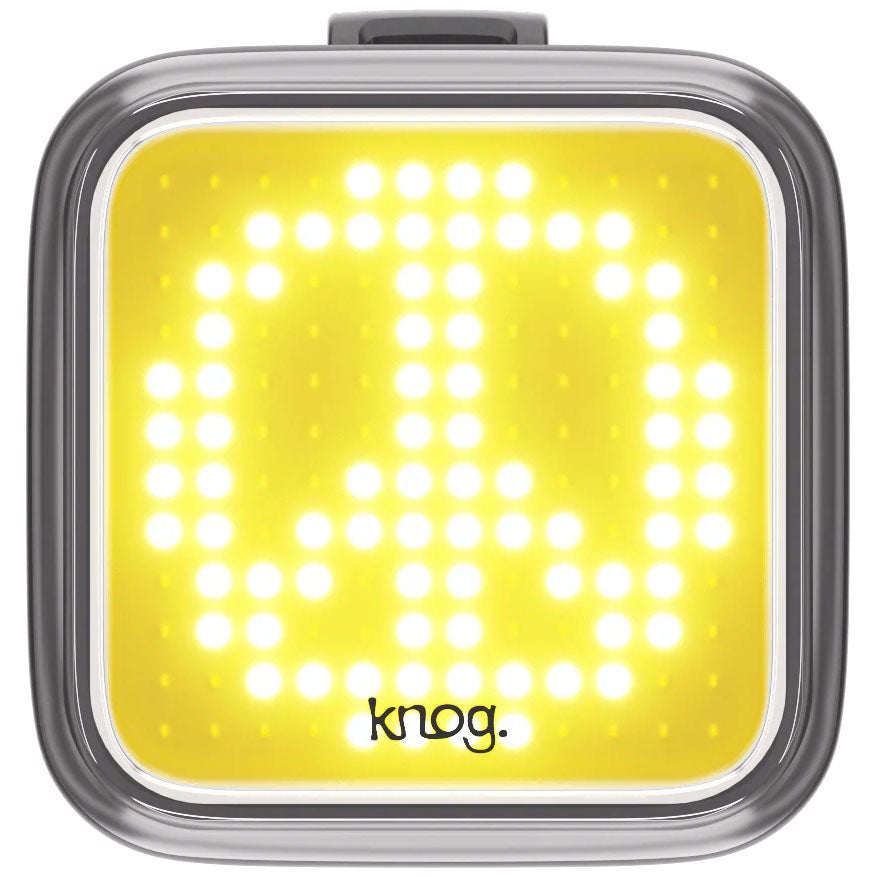 Knog Blinder Light Peace Pattern Front Black  