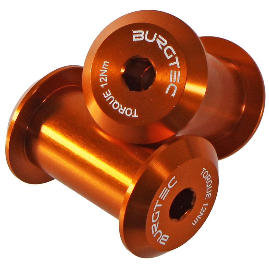 Burgtec Transition Seatstay Pivot Bolts Iron Bro Orange