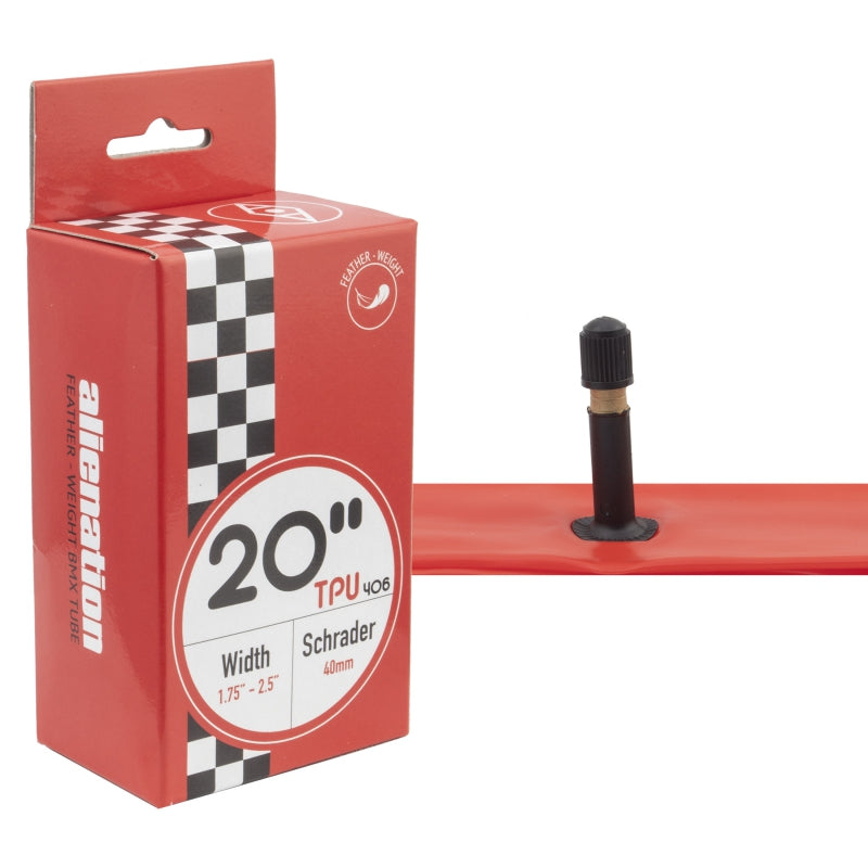 Alienation Feather-Weight BMX TPU Tube 20x1.75-2.50 SV 40mm 0d 67g