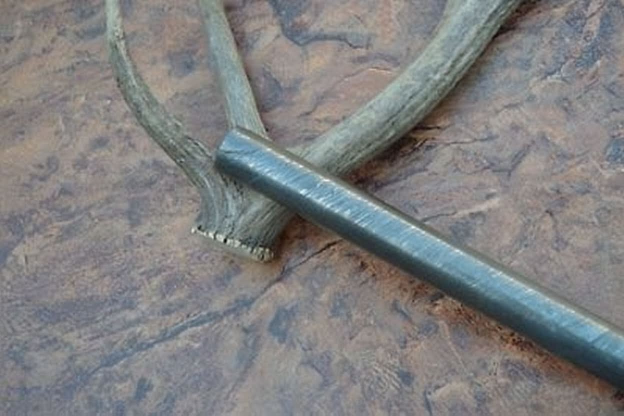 Twisted Damascus Steel Round Bar For Knife Guard/ring Jewelry Making