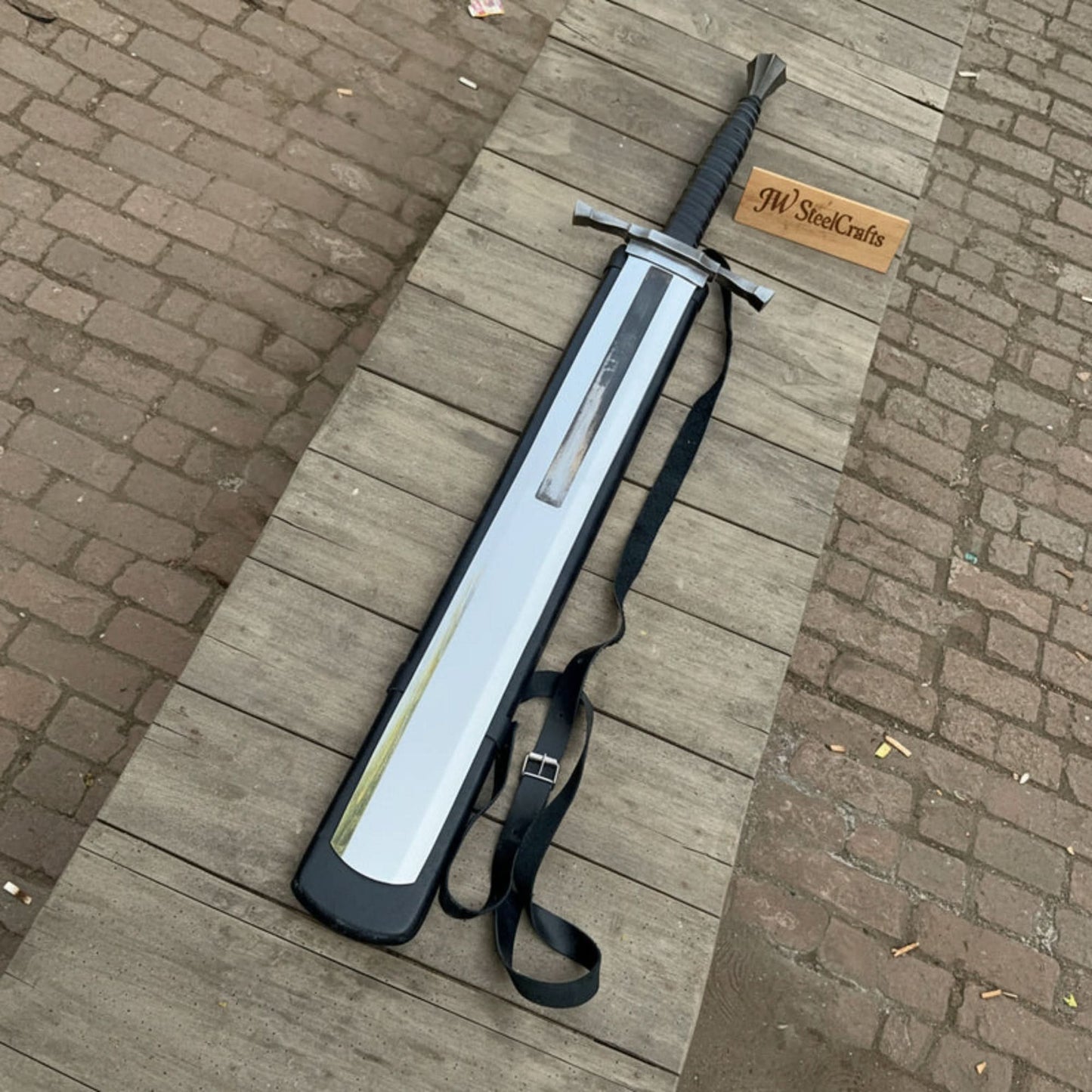 Dragon Slayer Inspired Greatsword Replica 40”+ Slab Blade Berserk Anime Cosplay Sword