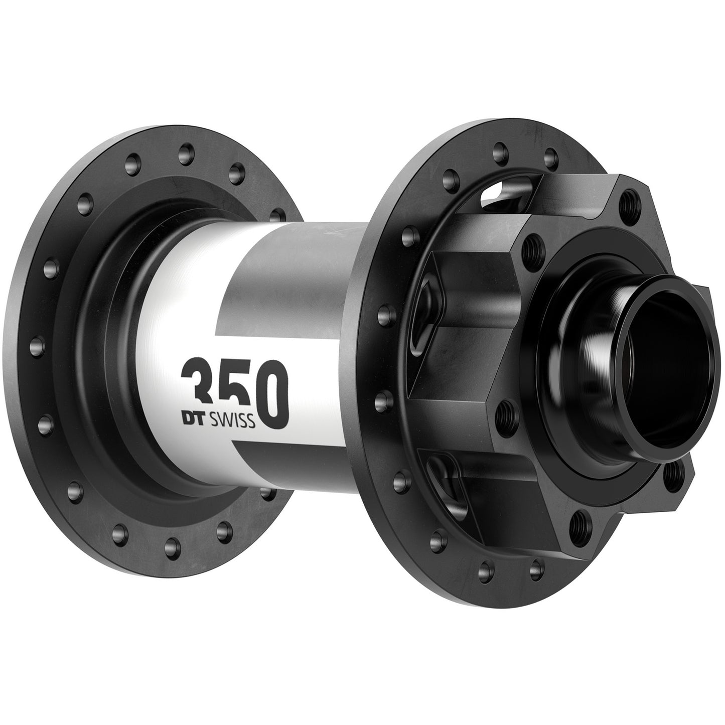 DT Swiss 350 Front Hub - 20 x 110mm 6-Bolt Black 32H