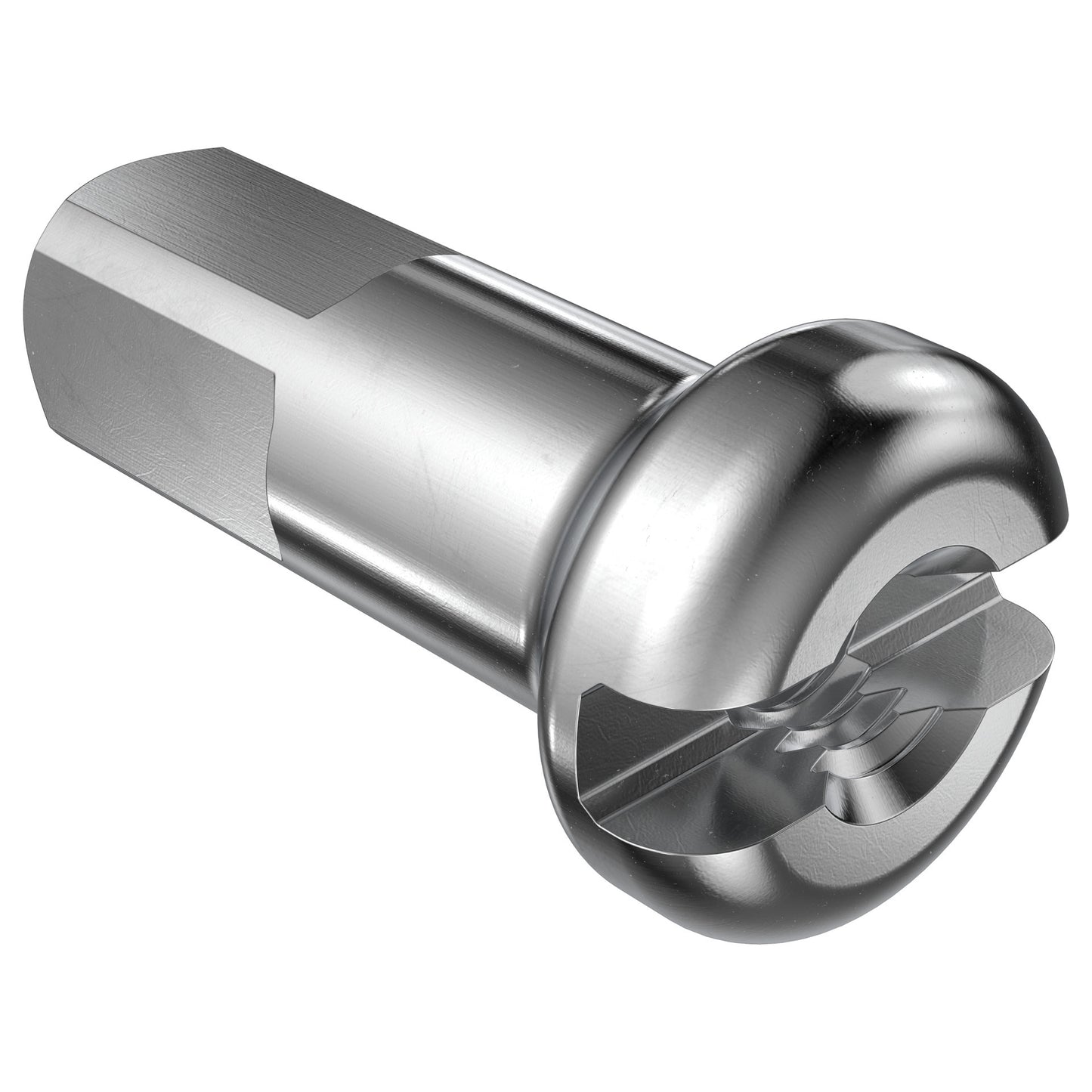 DT Swiss Standard Spoke Nipples - Brass 2.0 x 16mm Silver Box of 100