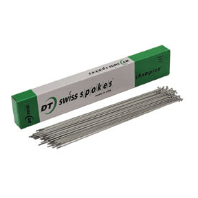 DT Swiss Champion Spoke: 2.0mm 268mm J-bend Silver Box of 100