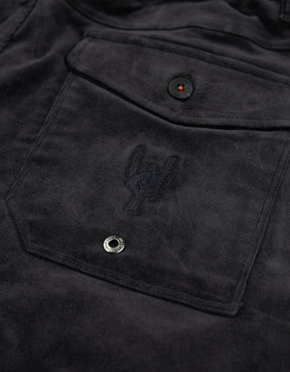 ARROYO 7" INSEAM STRETCH CORDUROY WALKSHORTS - CHARCOAL