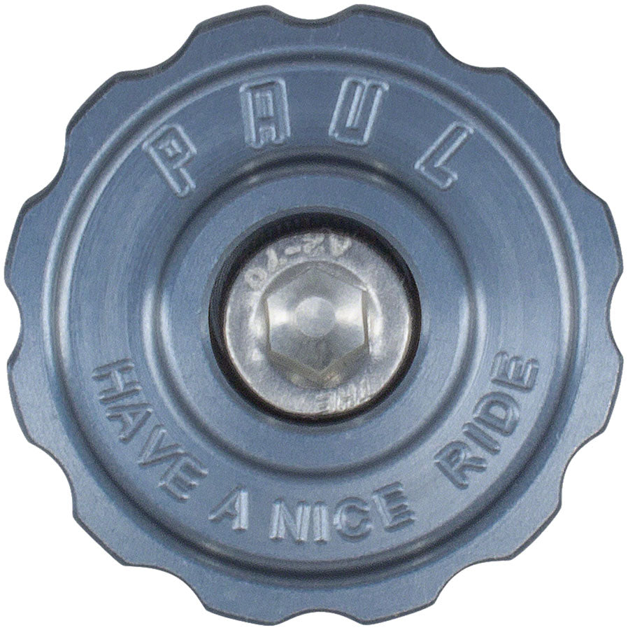Paul Component Engineering Klamper Headset Top Cap - Aluminum w/Stainless-Steel Bolt Pewter