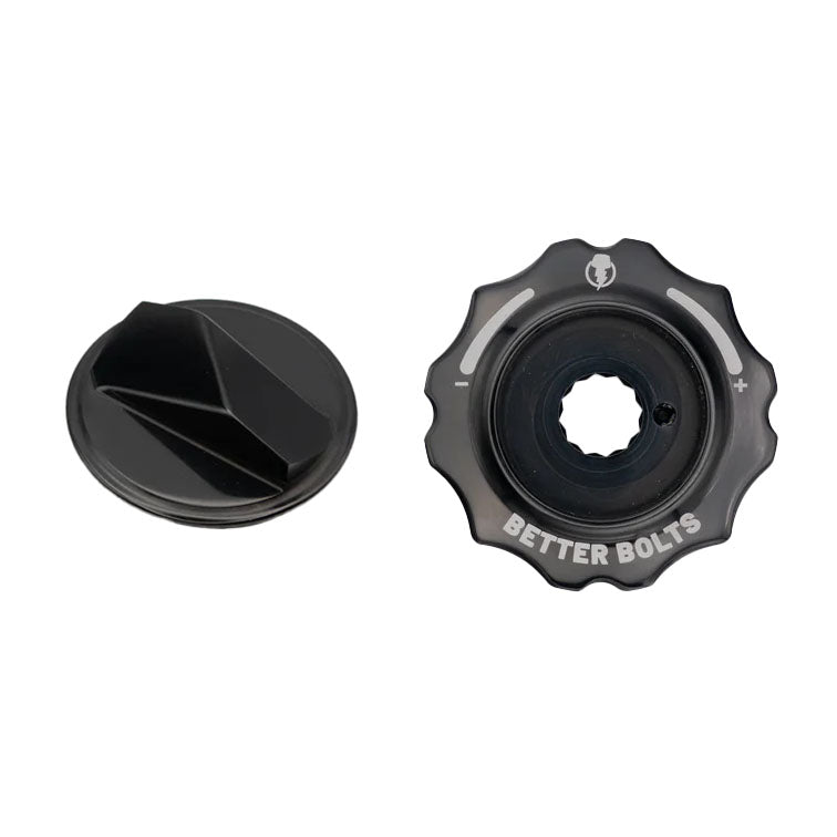Better Bolts Fork Caps Fox Grip2/GripX2/GripX 36/38/40 Black