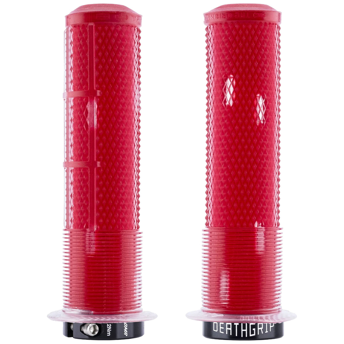 DMR Flanged Deathgrip2 Thin Clear Red