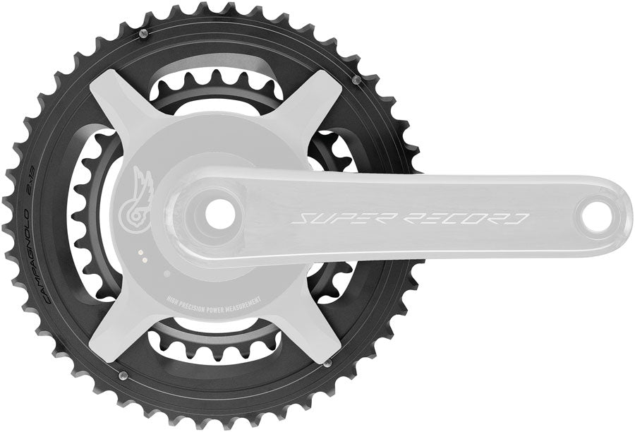 Campagnolo Super Record 13 2x Chainring Set - 45/29t 121/88 BCD For 13-Speed Aluminum BLK