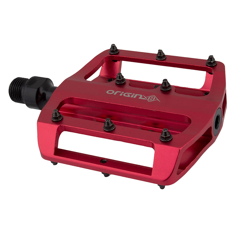 Origin8 Rascal XS Platform 9/16` 2 Sealed and 1 DU Sleeve Red Alloy 80x85x16mm