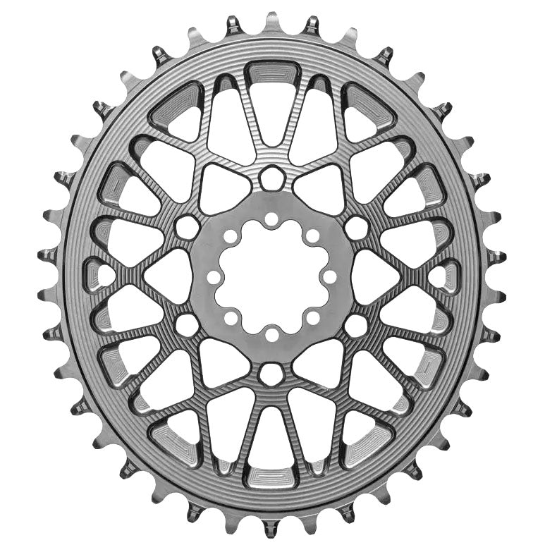 absoluteBLACK Oval Chainring SRAM AXS Gravel 46T - Titanium