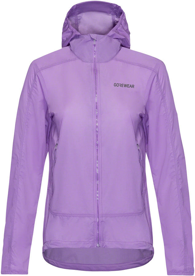 Gorewear Fernflow Hooded Windbreaker - Purple Women's Small
