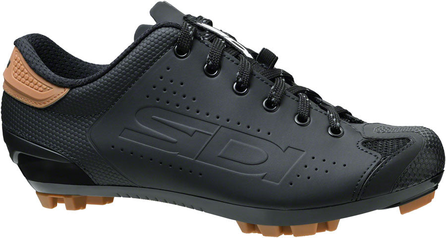 SIDI Dust Shoelace Mountain Clipless Shoes - Black 47
