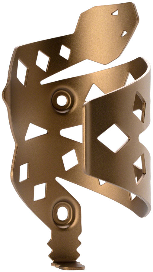 PDW Rattlesnek Kej Water Bottle Cage - Desert Gold Left Opening