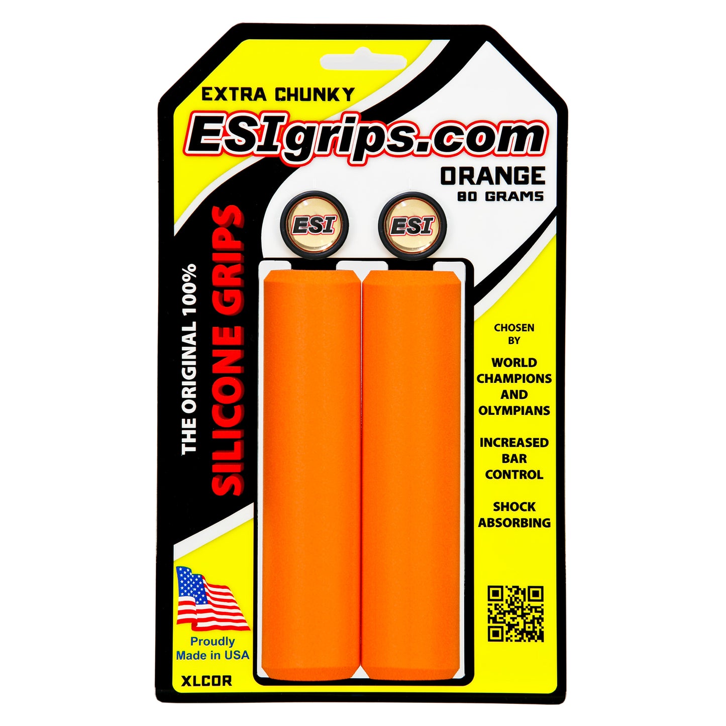 ESI Extra Chunky Grips - Orange