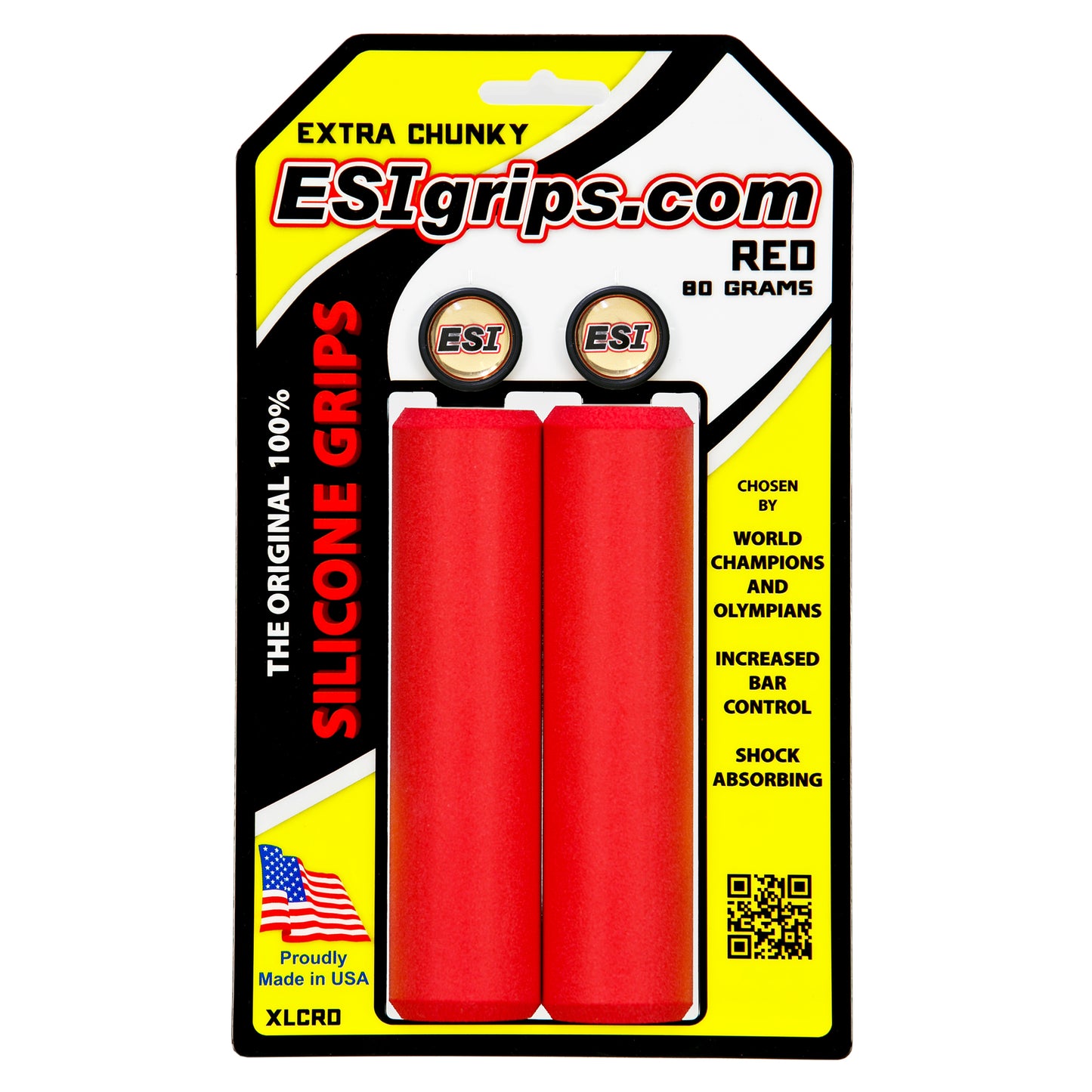 ESI Extra Chunky Grips - Red