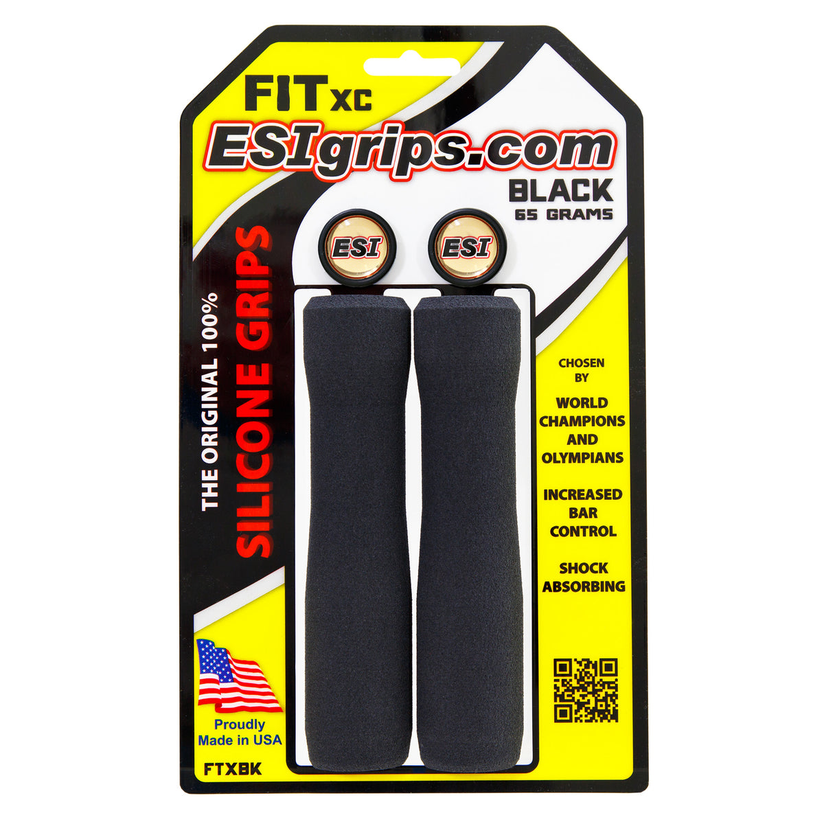 ESI FIT XC Grips - Black
