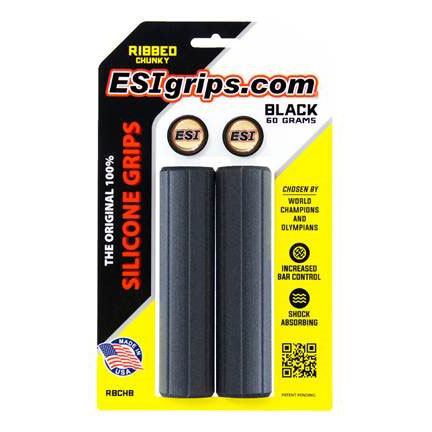 ESI Ribbed Chunky Grips - Black