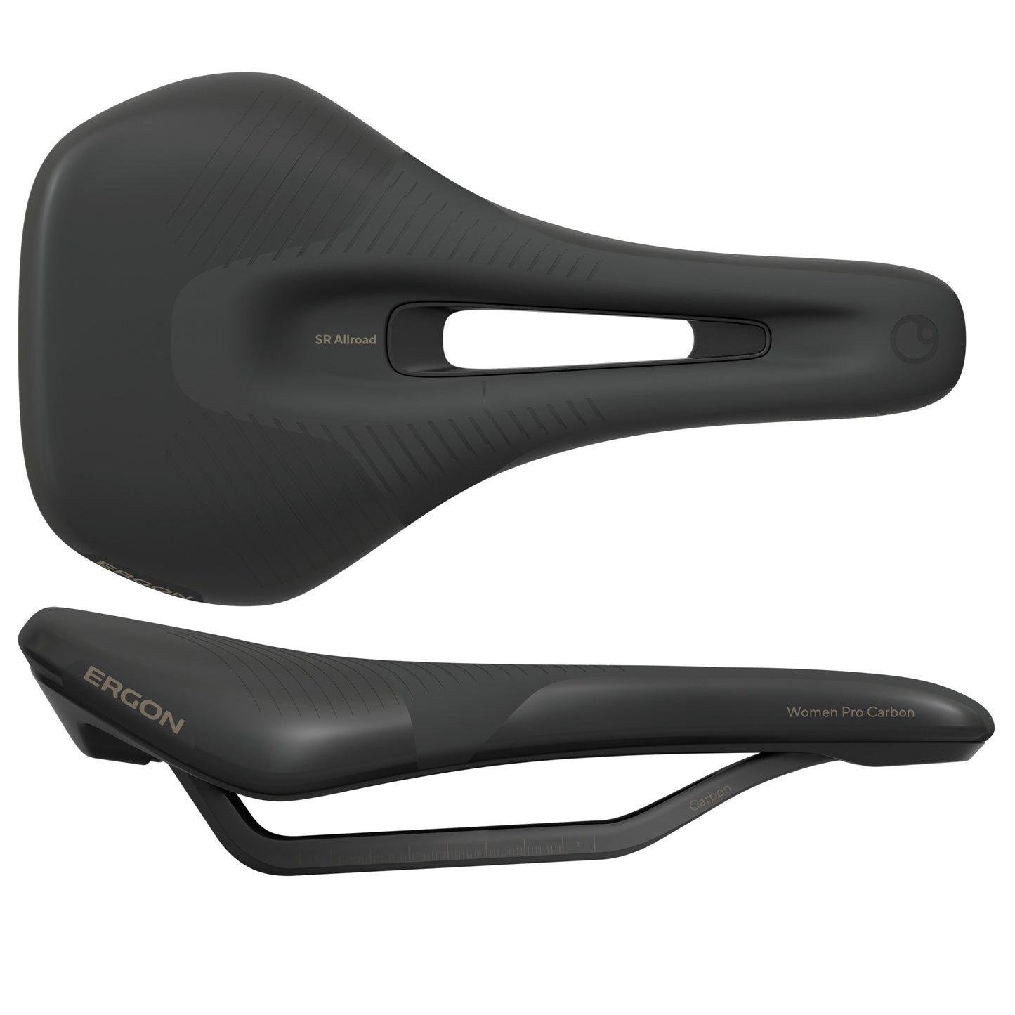 Ergon SR Allroad Pro Carbon Saddle - Carbon Black Women's Small/Medium