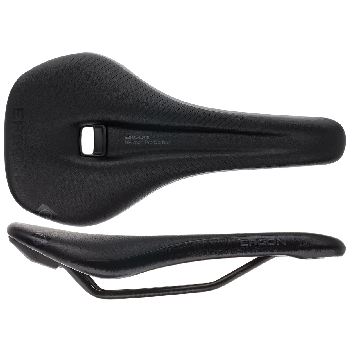 Ergon SR Pro Carbon Saddle - Carbon Stealth Men's Small/Medium
