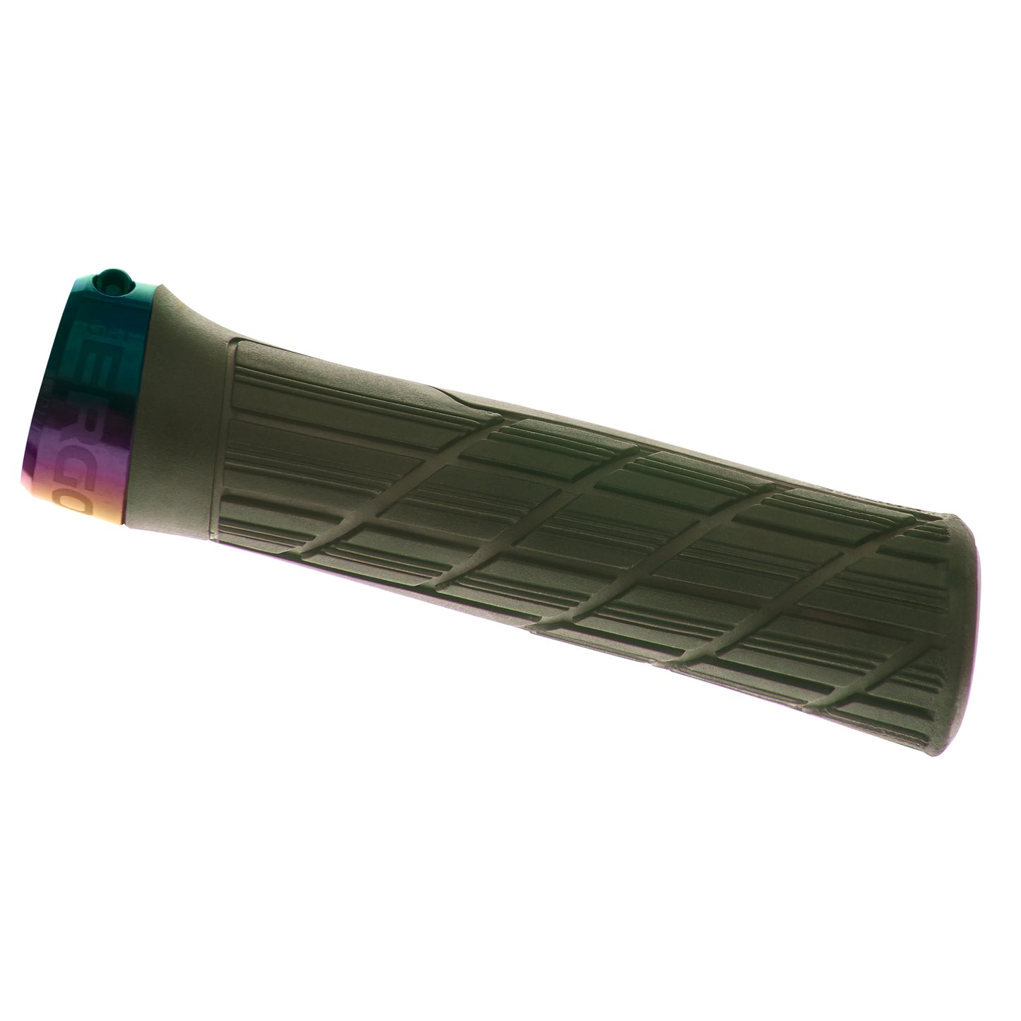 Ergon GE1 Evo Factory Grips - Frozen Moss/Oil Slick Lock-On