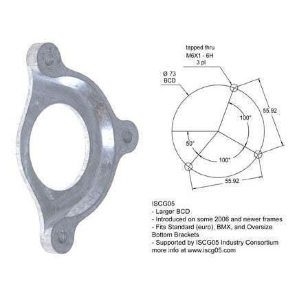 e*thirteen ISCG05 Adapter Plate