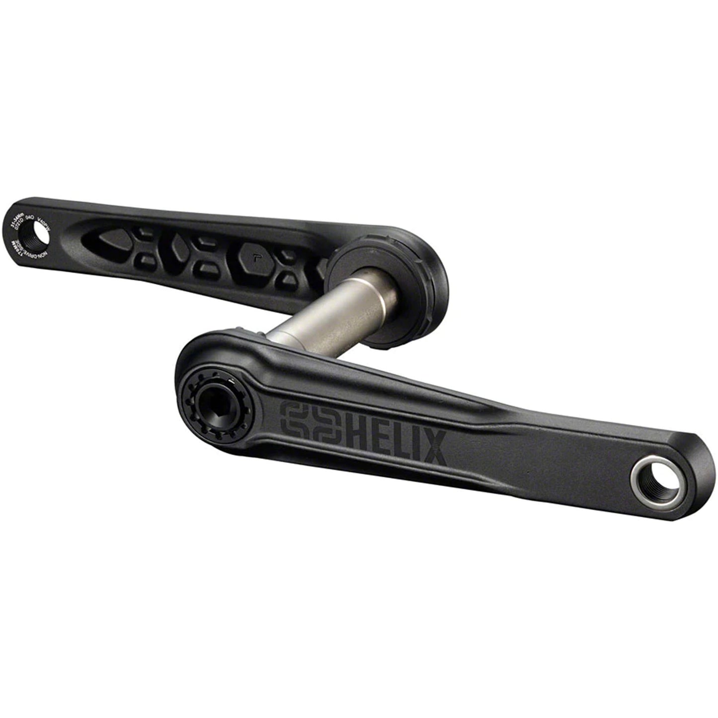 e*thirteen Helix Core Crankset - 170mm 73mm 24mm Spindle e*thirteen P3 Connect Interface BLK