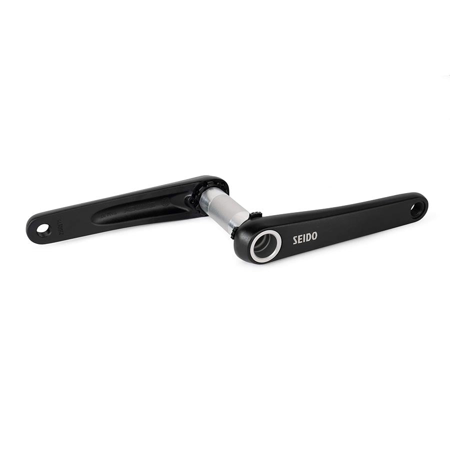 Seido Lyer Crankset Spindle: 30mm 30mm 175mm Black Road Disc Set