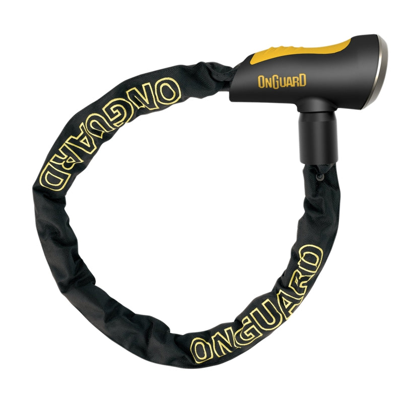 Onguard Key Chain Lock 8mm 5`/152.4cm Key Blk