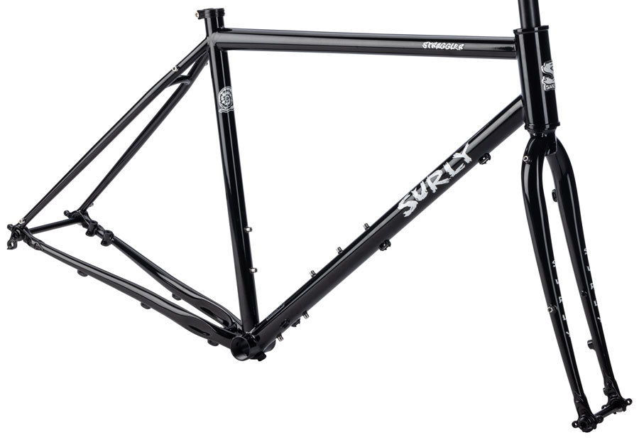 Surly Straggler Frameset - 700c Steel Hi-Viz Black 58cm