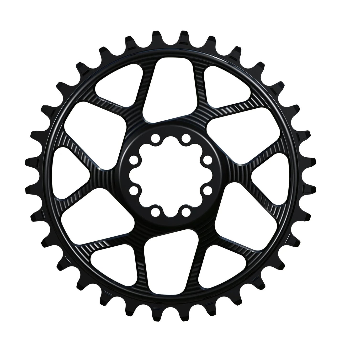 Works Components Round Chainring SRAM 8-Bolt 30T Boost 3mm Blk