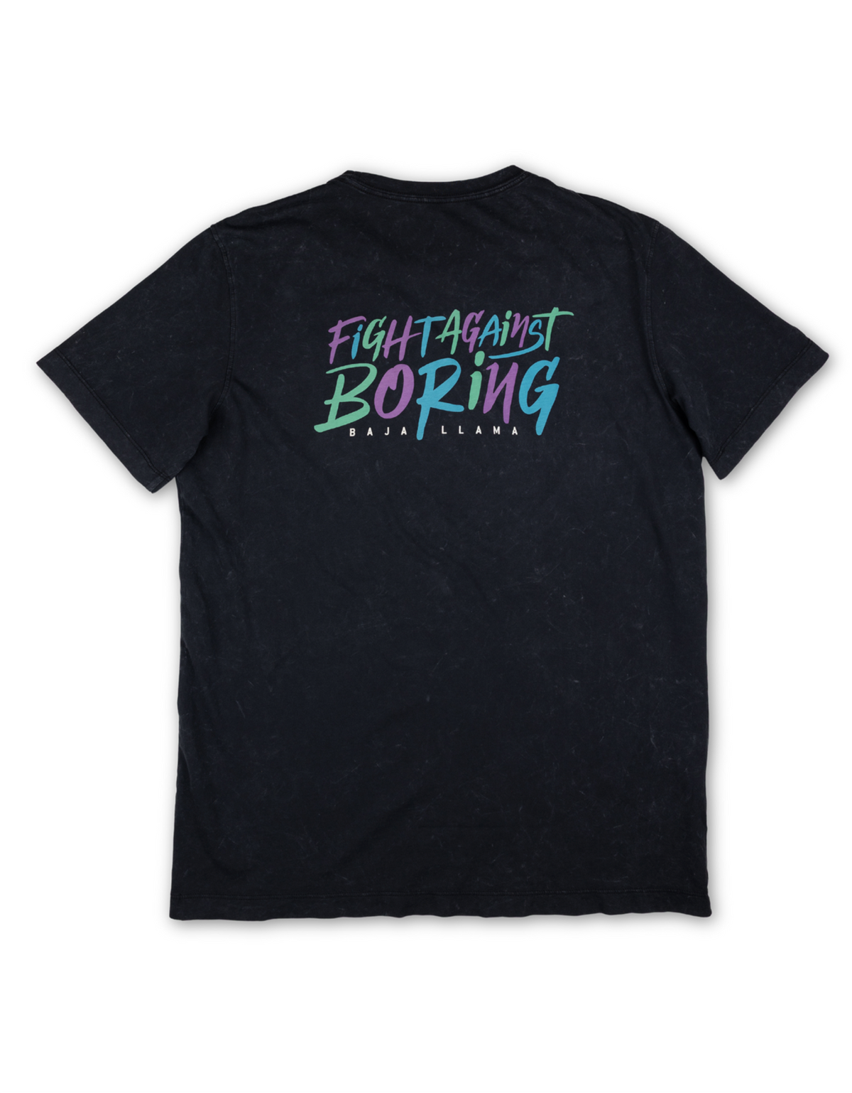 FIGHT AGAINST BORING RETRO BLACK - PRIMO GRAPHIC TEE