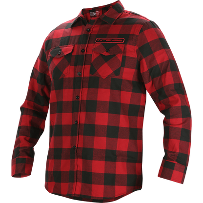 Men's Gunny Red/ Black Flannel
