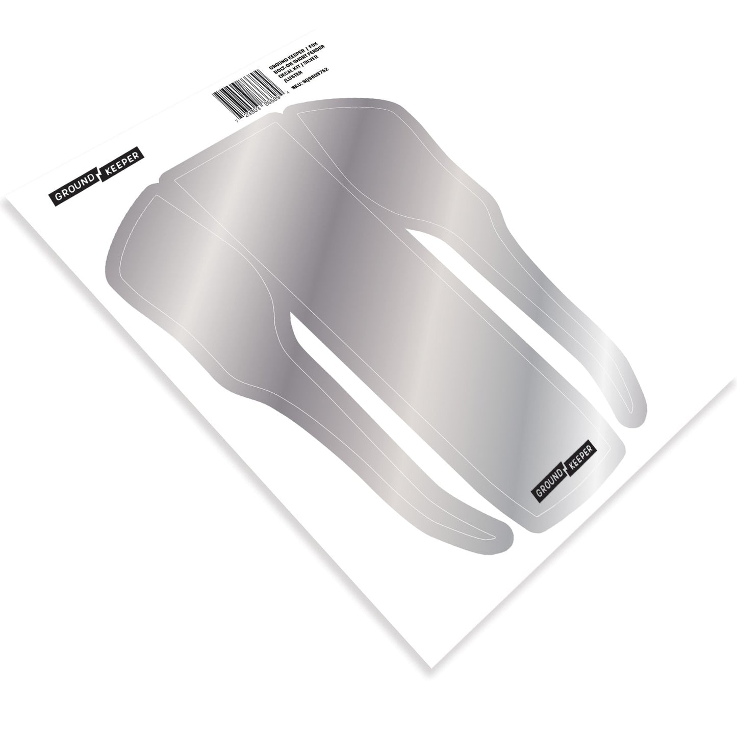 Metallic Fox 36/38 Bolt-On Short Fender Decal Kit