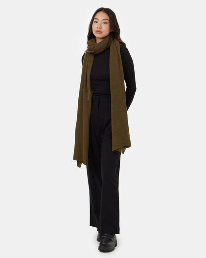 Cotton Ribbed Scarf