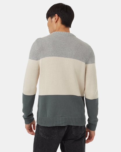 Highline Blocked Crew Sweater