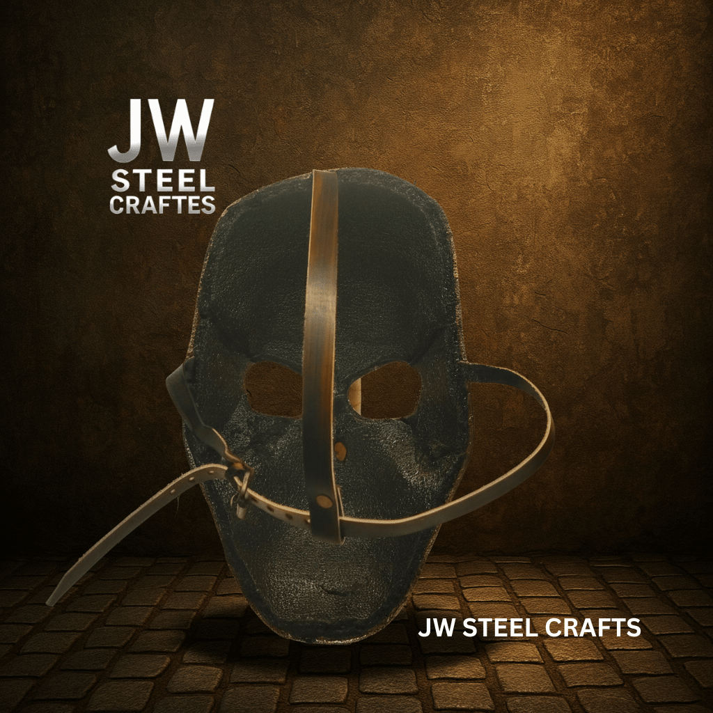 Handcrafted Metal Skull Mask: Choose Copper, Chrome or Antique Finish
