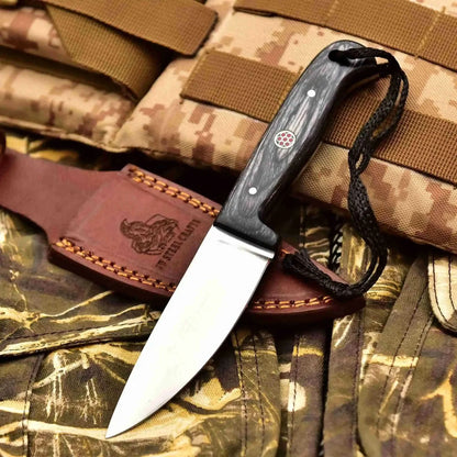Stainless Steel Hunting Knife – Multiple Handle Colors | JW SteelCrafts