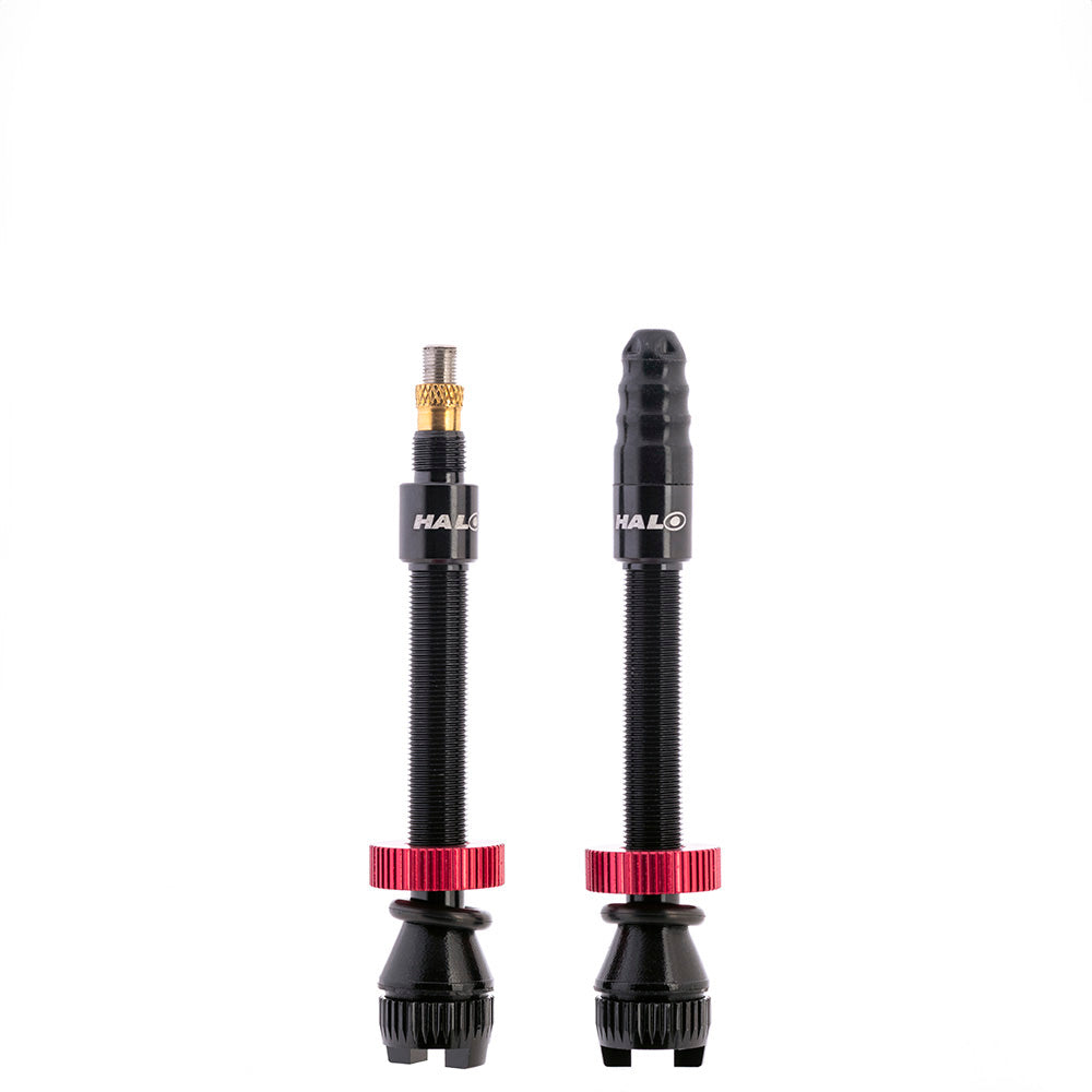 Halo Hi Flow Tubeless Presta Valve 44mm Black