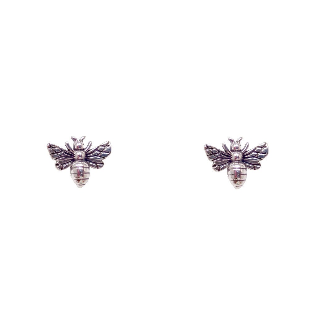 Bronwen Tiny Charm Sterling Silver Post Earrings