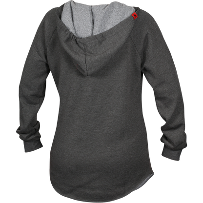 Women's INTENSE Factory Racing Grey Pullover Hoodie