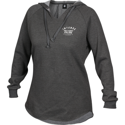 Women's INTENSE Factory Racing Grey Pullover Hoodie