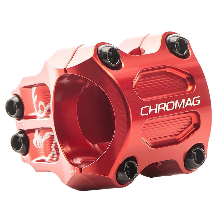 Chromag Riza Stem - 45mm 31.8mm Clamp +/-0 Red