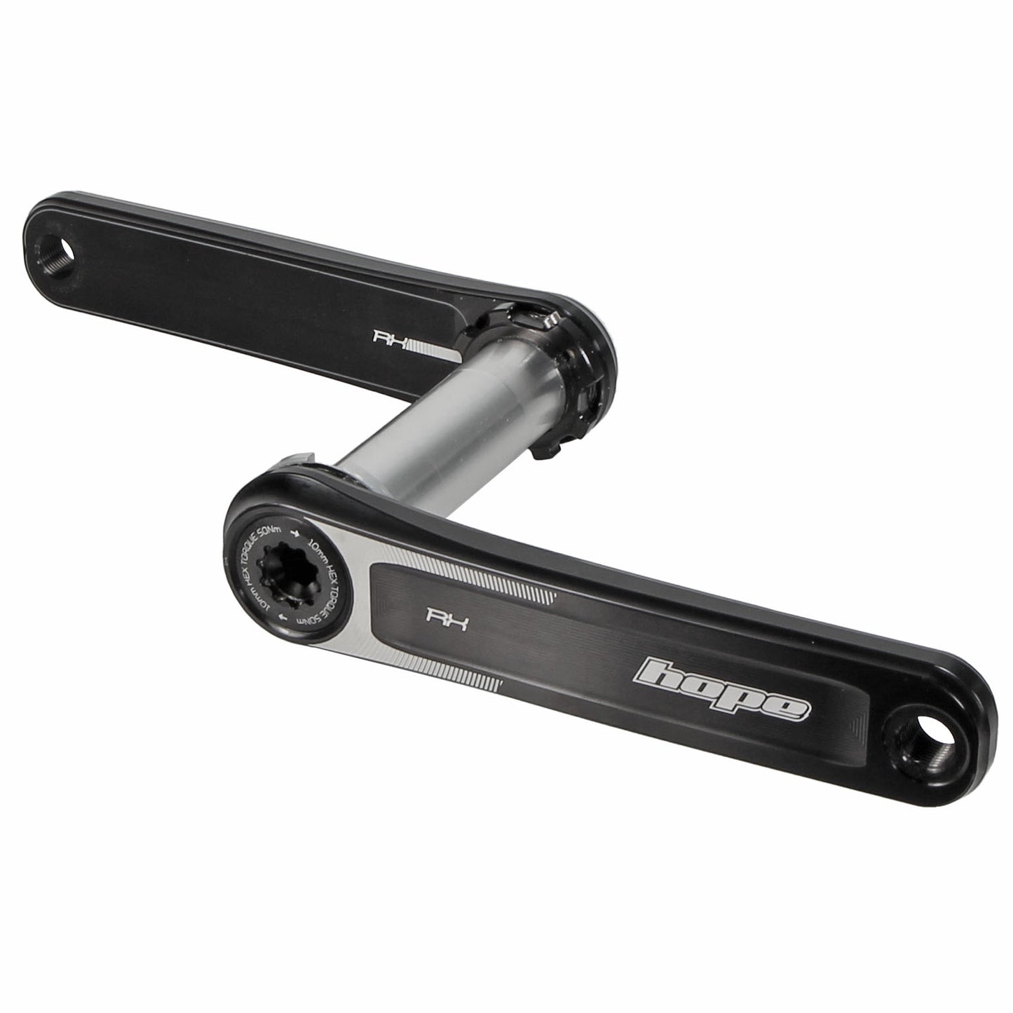 Hope RX Crankset No Spider 172.5mm Black