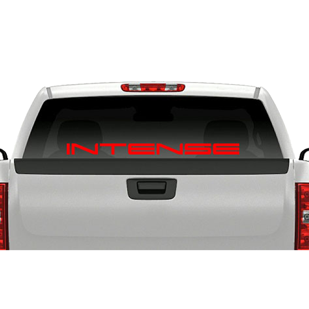 INTENSE Windshield Decal